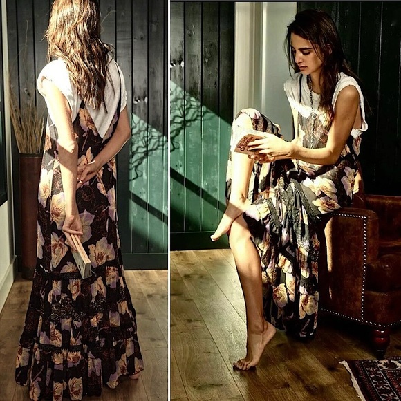 Free People Dresses & Skirts - Free People Intimately Make You Move Floral Maxi Slip